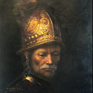 Man with Helmet - Rembrandt Van Rijn